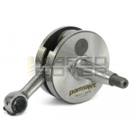 PARMAKIT COMPETITION crankshaft PARMAKIT COMPETITION round flywheels ÃƒËœ 87mm, cone 20, connecting rod 97, stroke 51, Vespa 125 ET3 Primavera, PK