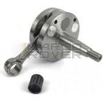 Albero motore PARMAKIT W-FORCE volani tondi Ø 87mm, cono 20, biella 97, corsa 51, Vespa 125 ET3 Primavera, PK