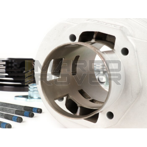 Kit cilindro PARMAKIT TSV EVO SIXTY SIX 205cc, d66, corsa 60, biella 110, testa candela laterale, Vespa PX 125-150, Cosa 125-150, TS, Sprint Veloce, LML