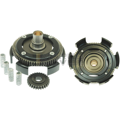 Campana primaria "FABBRI RACING" z 27 x 69 -denti dritti - completa -cestello in acciaio ricavato dal pieno per Vespa 50 90 Special L N R 125 primavera et3  PK