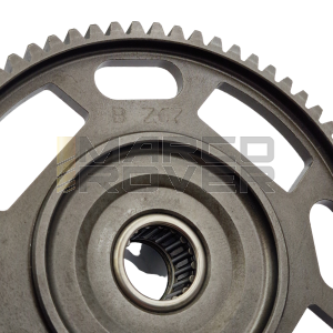 Rapporti BENELLI Primaria campana + pignone rinforzata - denti dritti con gabbia a rulli - Vespa 50 90 Special L N R 125 primavera et3  PK