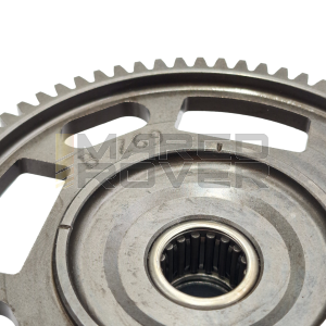 Rapporti BENELLI Primaria campana + pignone rinforzata - denti dritti con gabbia a rulli - Vespa 50 90 Special L N R 125 primavera et3  PK