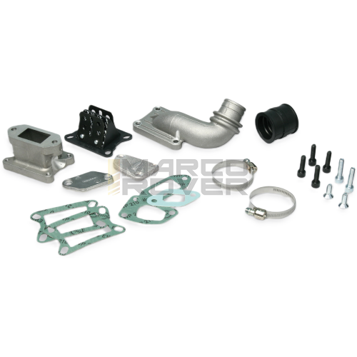 Collettore lamellare al cilindro MALOSSI per carburatore PHBL 24-25 per kit 136cc Vespa 90, 125 ET3 Primavera