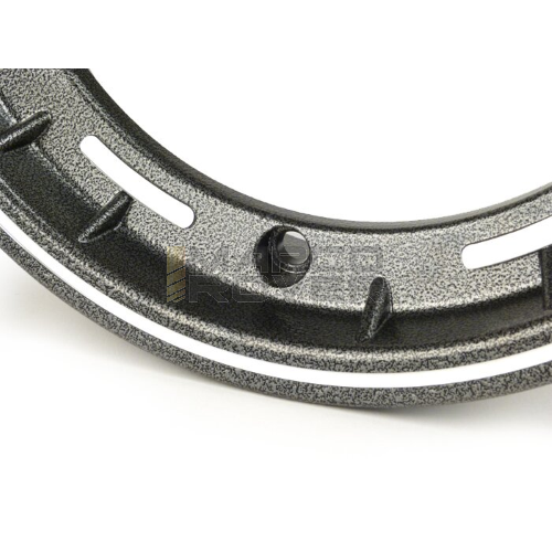 Cerchio in lega tubeless FA Italia "MARGHERITA" 2.50-10 Vespa 50, 125 ET3 Primavera, PK, PX, T5 - nero argentato