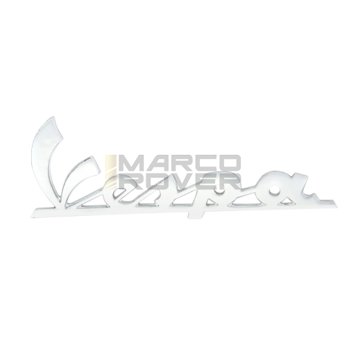 Targhetta scritta Vespa per scudo anteriore, Vespa 50 Revival, Vespa Sprint V., Super, 180-200 Rally