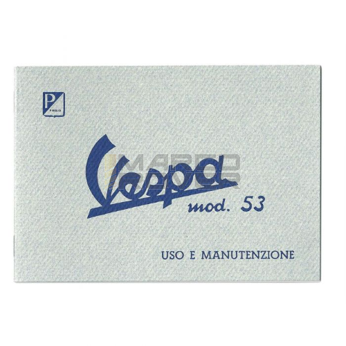 Libretto originale uso e manutenzione per   VESPA 125 cc. del 1953
