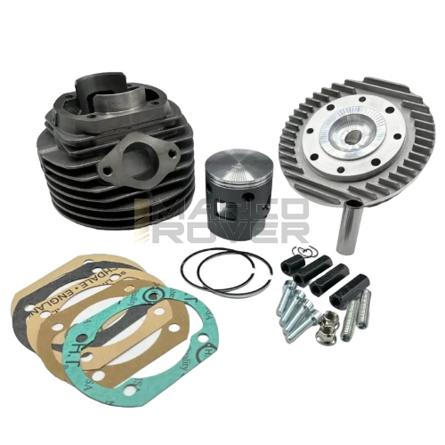 Kit cilindro VMC GS58-R - 135cc, 58x51, ghisa, 6 travasi, candela laterale per Vespa 50 Special L N R 90 125 primavera et3  PK