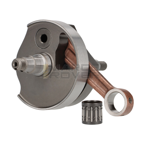 Albero motore - BGM Original Standard a valvola rotante - corsa 51 , spalle 97 , cono Ø 19 mm per Vespa 50 , 90 , 125 , ET3 , Primavera