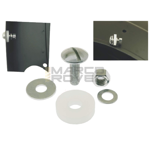 Kit vite + distanziale + rondelle + dado per fissaggio laterale parafango per  VESPA 50-125 (1967-1982) 