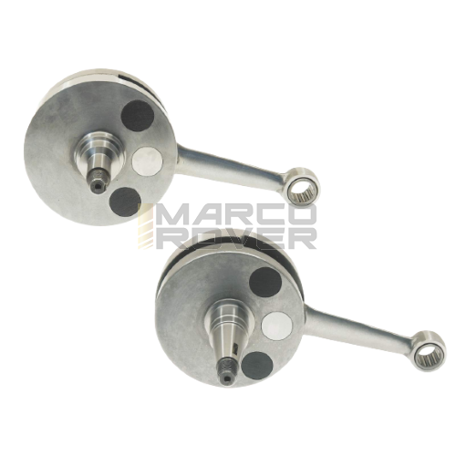 Albero motore con volani tondi  - CORSA mm.57 - VESPA PX 125-150