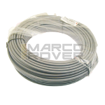 Guaina grigia  - con esterno plastificato  Ø mm. 7 - 1m 