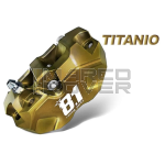 OTTOPUNTOUNO TITANIUM Hurricane 4-piston brake caliper, radial, 84mm hole spacing - CNC aluminum