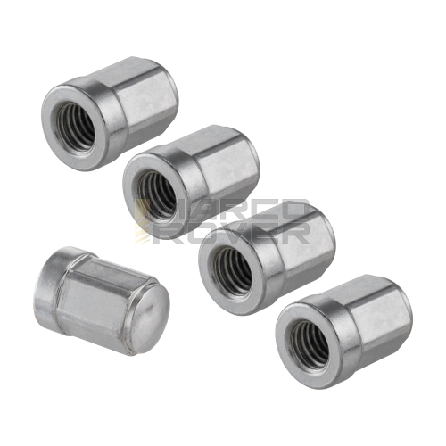 Kit 5 dadi M8 x 1,25 MM esagonale per cerchione SIP tubeless Vespa
