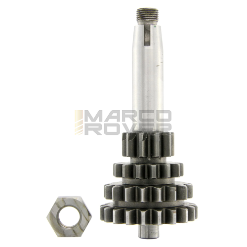 Ingranaggio multiplo DRT 10-14-18-20 denti QUARTA EXTRACORTA Vespa 50, 90, 125 ET3 Primavera, PK