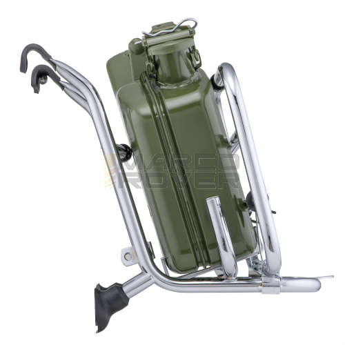 Portapacchi anteriore, ribaltabile -FA ITALIA, cromato predisposto per tanica 5 l -  per Vespa 50 Special L N R 90 125 primavera et3  PK 