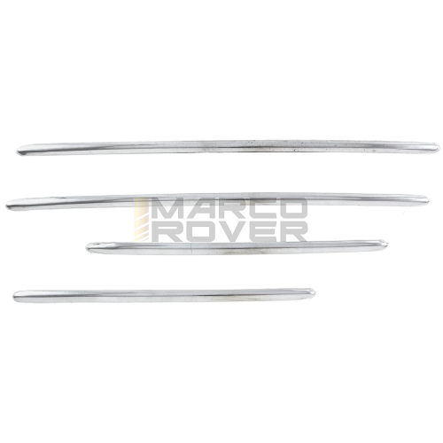 Kit fregi listelli in alluminio per cofani posteriori più parafango per VESPA GT 125 - GTR 125 - SPRINT 150 - 180 SS
