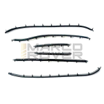 Vespa 50, 90 footboard stripes set - rubber