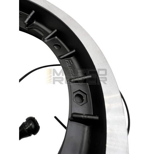 Cerchio in lega tubeless scomponibile FA Italia "RUSH" 2.10-10 Vespa 50, 125 ET3 Primavera, PK, PX, T5 - nero