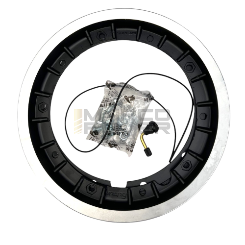Cerchio in lega tubeless scomponibile FA Italia "RUSH" 2.10-10 Vespa 50, 125 ET3 Primavera, PK, PX, T5 - nero