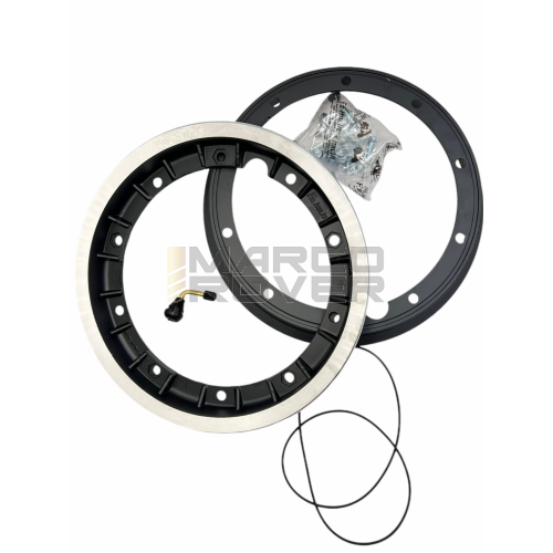 Cerchio in lega tubeless scomponibile FA Italia "RUSH" 2.10-10 Vespa 50, 125 ET3 Primavera, PK, PX, T5 - nero