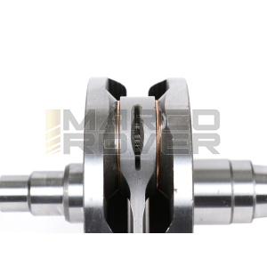 Albero motore -BGM Pro Racing volani tondi- corsa 51mm, biella 105mm, cono tipo ETS