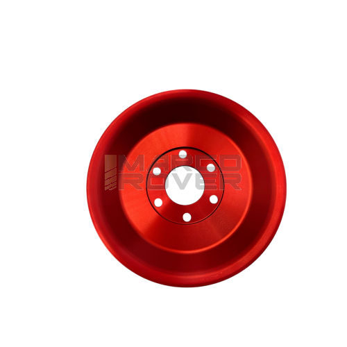Ventola FABBRI RACING lavorata in CNC per accensione SIP - rossa per Vespa 50 Special L N R 90 125 primavera et3  PK