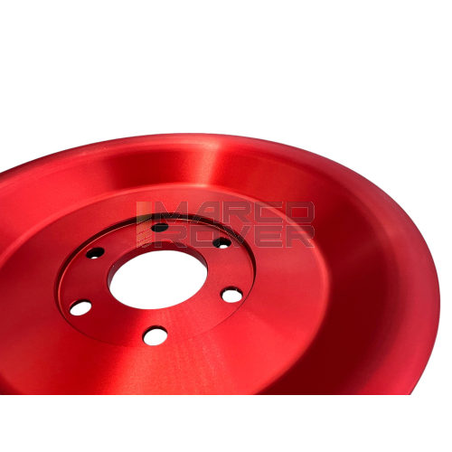Ventola FABBRI RACING lavorata in CNC per accensione SIP - rossa per Vespa 50 Special L N R 90 125 primavera et3  PK