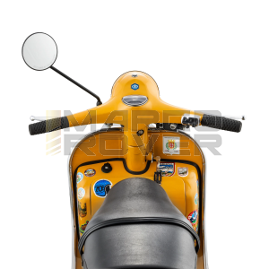 Specchietto retrovisore sinistro FAR per Vespa - omologato , effetto carbonio 