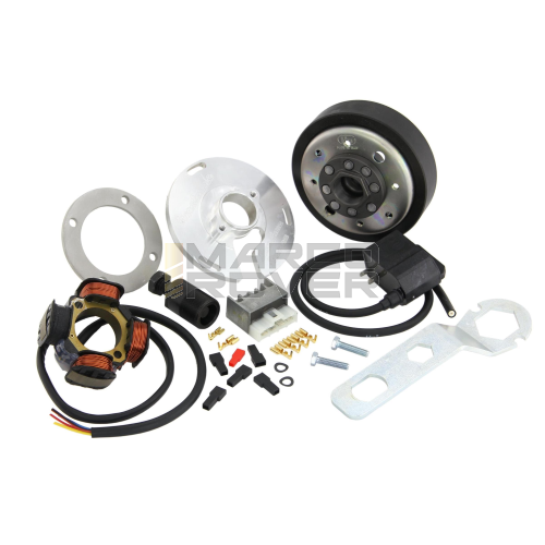 Accensione elettronica QUATTRINI VESPATRONIC - 1,5Kg - Vespa Farobasso, V15-33, VM, VN, ACMA, VB1, VL