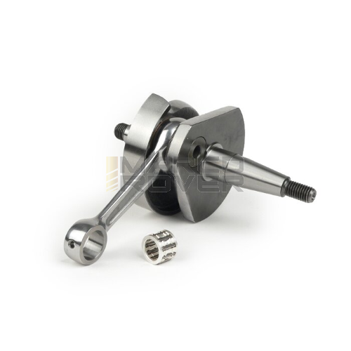 Albero motore - BGM Pro ANTICIPATO a valvola rotante - corsa 43 mm , biella 87 mm , cono Ø 19 mm per vespa 50 n l ecc 
