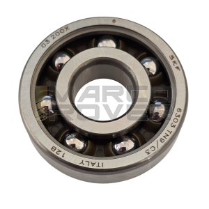 Cuscinetto a sfere  17X47X14 (6303 C3) TN9 - per albero  lato frizione pignone per Vespa 50 90 Special L N R 125 primavera et3  PK 