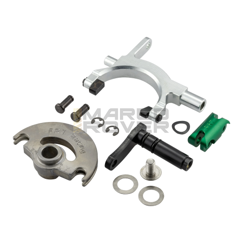 Pre selettore marce FRT CNC completo doppio o-ring con maglia rinforzata Racing - camma Tonda tipo vespa pk 
