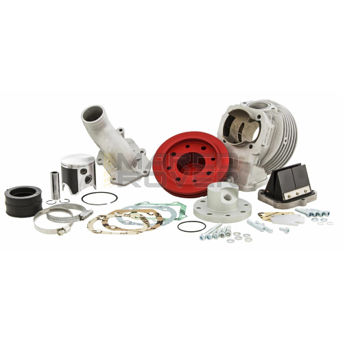 Kit cilindro PARMAKIT W-FORCE RED DEVIL 144cc, d60, biella 97, corsa 51, testa candela laterale, Vespa Smallframe