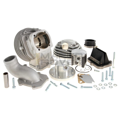 Kit cilindro PARMAKIT W-FORCE RED DEVIL 144cc, d60, biella 97, corsa 51, testa candela laterale, Vespa Smallframe