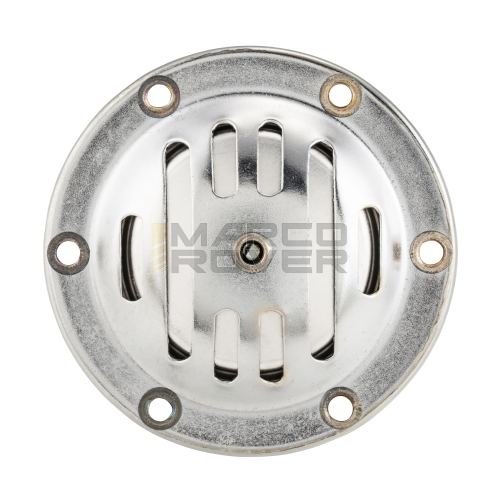 Clacson 6V AC Ø72 mm cromato per Vespa 50, 90, 125 Primavera