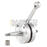 Albero motore FABBRI RACING volani tondi, cono 20, biella 120 dal pieno, corsa 60, Vespa 125 ET3 Primavera con carter Quattrini