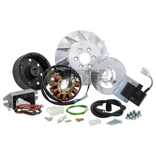 Accensione elettronica SIP PERFORMANCE  anticipo fisso - Cono 19 - CORRENTE CONTINUA  DC 110 watt per Vespa 50 Special L N R 90 125 primavera et3  PK S