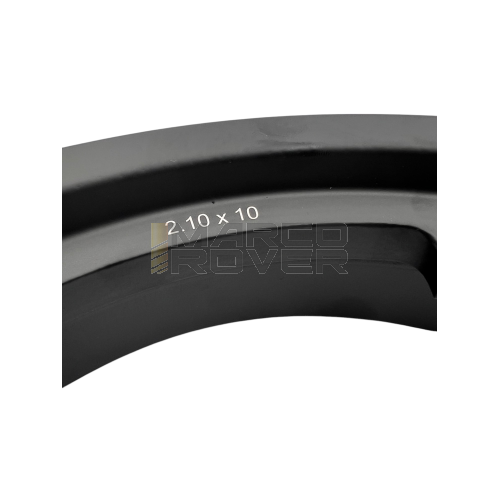 Cerchio in lega tubeless FA Italia "MARGHERITA" 2.10-10 Vespa 50, 125 ET3 Primavera, PK, PX, T5 - nero opaco
