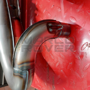 Espansione marmitta racing stampata VMC EVO RACER 52-S Vespa 50, 90, 125 ET3 Primavera - interasse 52mm - argento