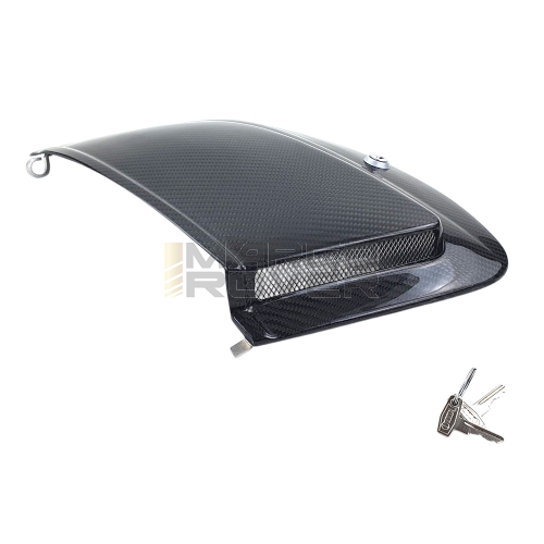 Sportello cofano motore TOMAS COMPOSITI con presa aria fibra di carbonio per Quattrini M200 per Vespa 50 Special L N R 90 125 primavera et3  PK