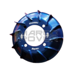 Ventola FABBRI RACING per accensione elettronica PARMAKIT , alluminio rdp , blu anodizzato , Vespa Smallframe 