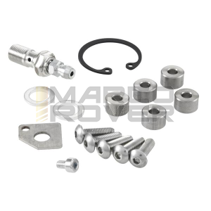 KIT Freno a disco CRIMAZ 2.0 con mozzo ricavato dal pieno anteriore  PINZA NERA per Vespa 50 90 Special L N R 125 primavera et3  PK