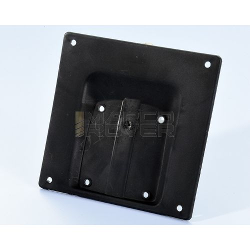 Porta Targa POLINI per vespa , per targa grande modello vecchio - primavera et3 gt gl sprint ecc - in plastica nero 