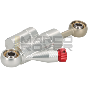 Ammortizzatore di sterzo incluso di supporto - STD alluminio - Vespa Largeframe PX, Largeframe PX, CL, DS, DN - alluminio