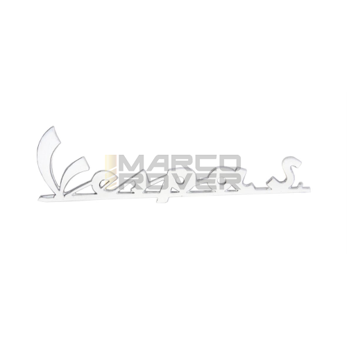 Vespa S. lettering plate for front shield, Vespa Sprint