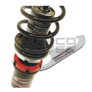 Ammortizzatore anteriore CARBONE "HI TECH" registrabile - NERO per  ZIP SP e vespa smallframe con modifica forcella ZIP SP per Vespa 50 Special L N R 90 125 primavera et3 