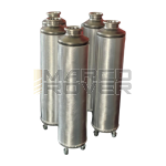 Silenziatore in alluminio VEZZOLA diametro esterno 60 , diametro interno canna forata 23 , lunghezza 210 per Vespa 50 Special L N R 90 125 primavera et3  PK