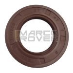 Paraolio in VITON 27 47 7 marrone fabbri ( lato frizione per alberi fabbri ) - 6 - per albero carter piaggio / sip mower falc ecc 