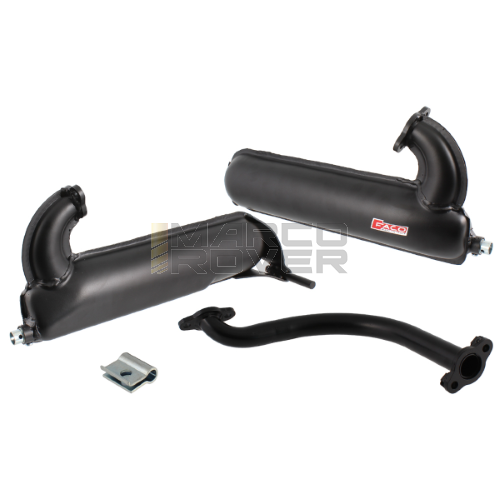 Marmitta FACO nera siluro per Vespa 125 ET3 Primavera - tipo originale 