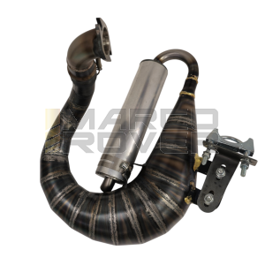 Marmitta espansione Babydoll  DEXTER RACING   versione 2025 per Vespa con cilindri intarasse scarico 52 / 56mm per Vespa 50 Special L N R 90 125 primavera et3 